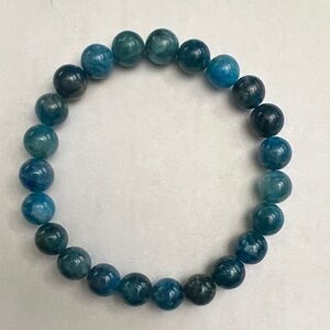 Apatite Bead Bracelet
